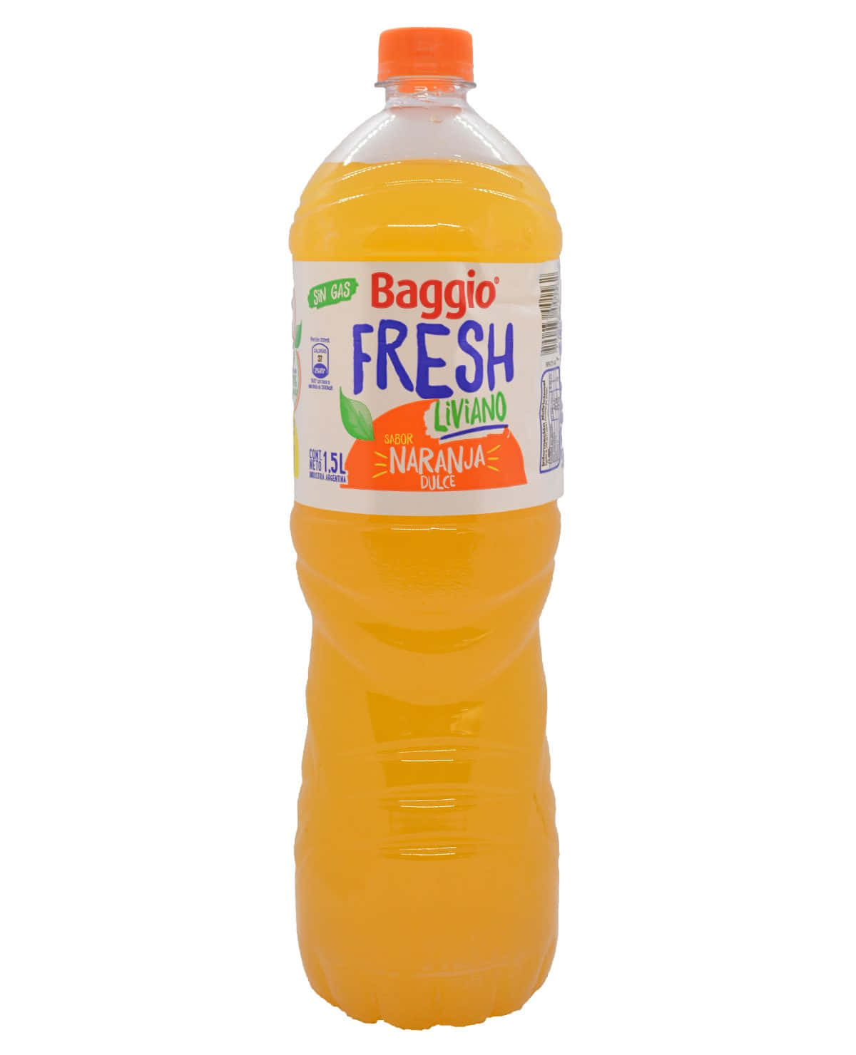Agua Saborizada Baggio Fresh Naranja Dulce 1,5 Lts